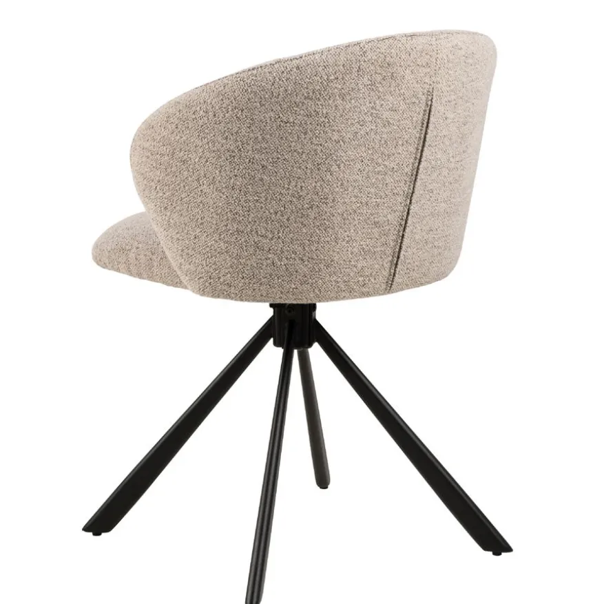 Draaibare Eetkamerstoel Jaki Beige