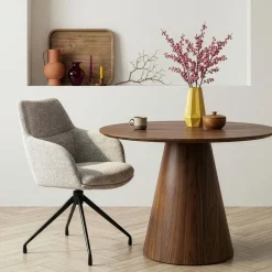 Draaibare Eetkamerstoel Lowen Beige