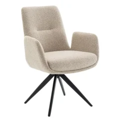 Draaibare Eetkamerstoel Molly Beige