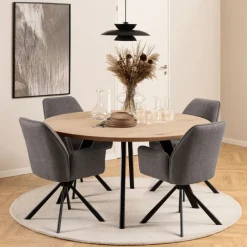 Draaibare Eetkamerstoel Roar Taupe