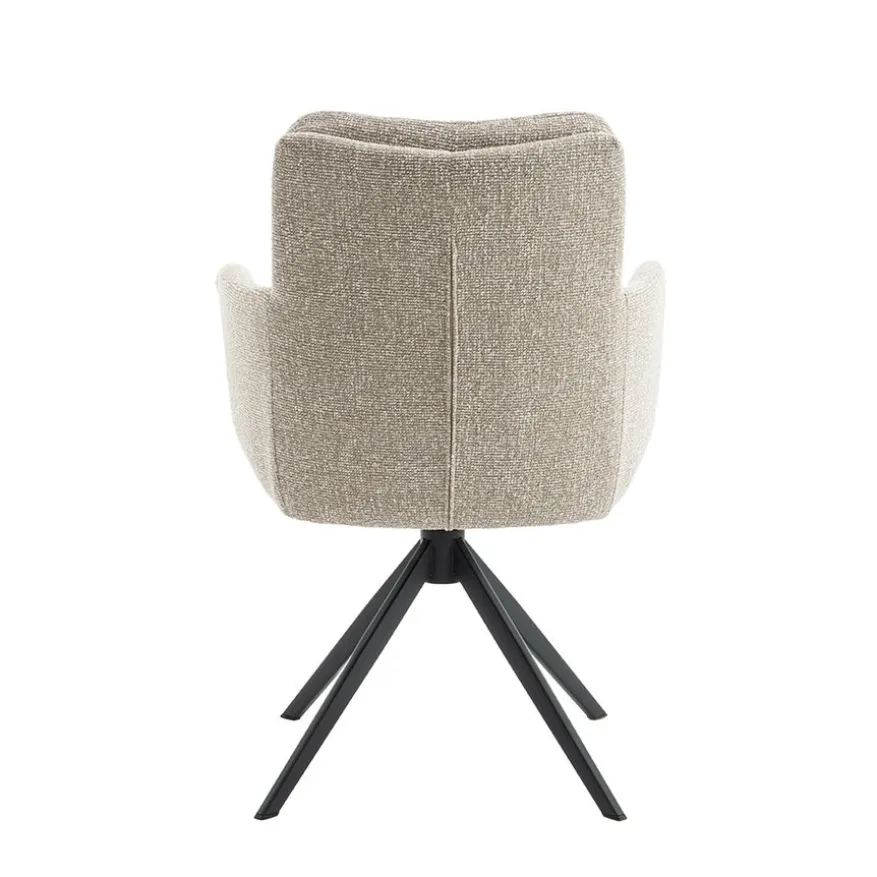 Draaibare Eetkamerstoel Swag Beige