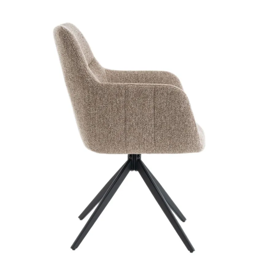 Draaibare Eetkamerstoel Tibor Beige
