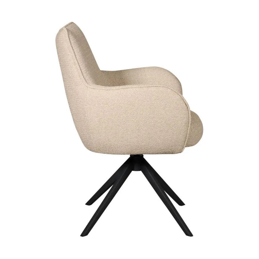 Draaibare Eetkamerstoel Tumba Beige