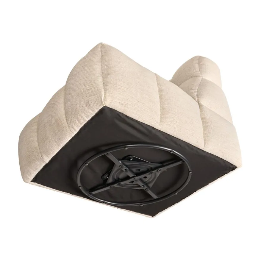 Draaifauteuil Buxton Beige