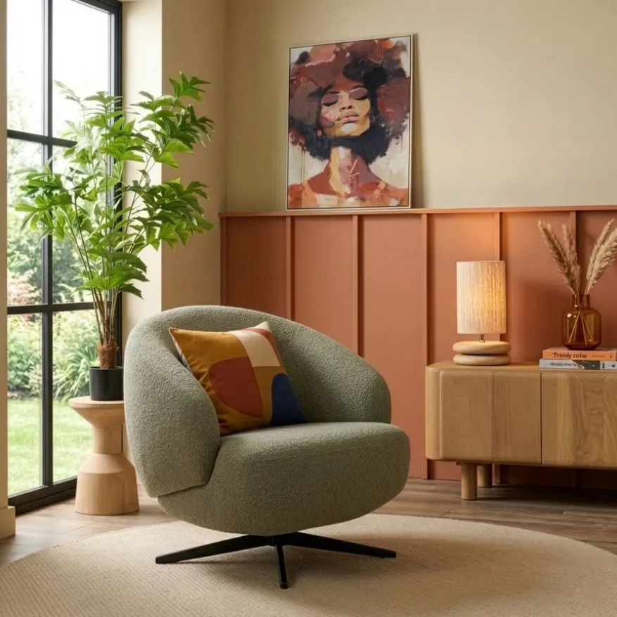 Draaifauteuil Chance Groen