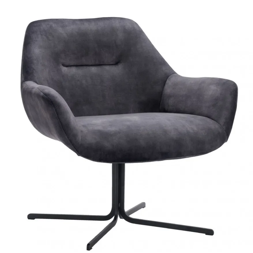 Draaifauteuil Vaals Donkergrijs