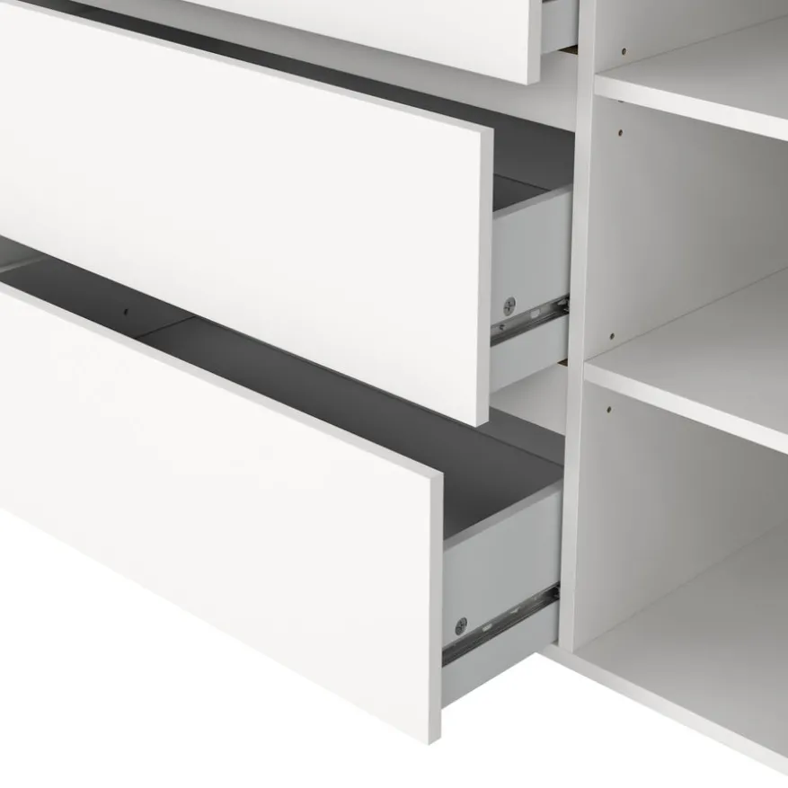 Dressoir Atlanta Wit - 119x84x48 cm