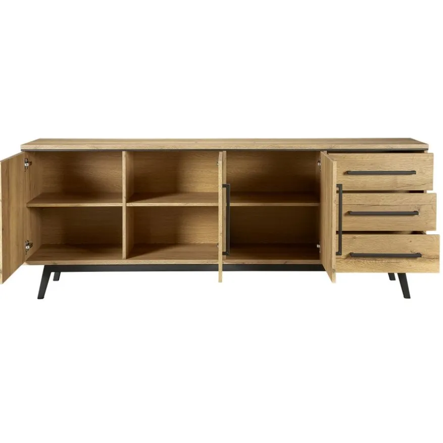 Dressoir Batenburg Naturel - 210x80x45 cm