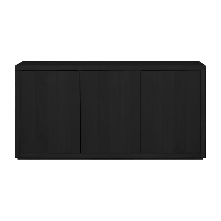 Dressoir Chester Zwart - 155x80x40 cm