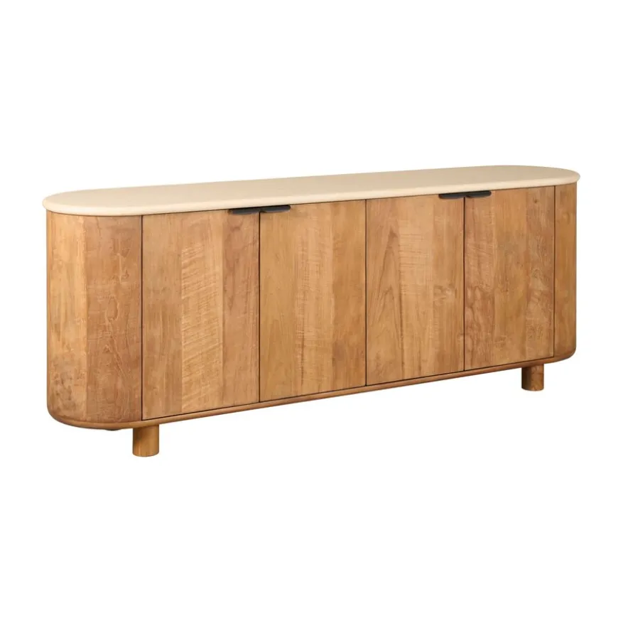 Dressoir Doble Naturel - 200x70x45 cm