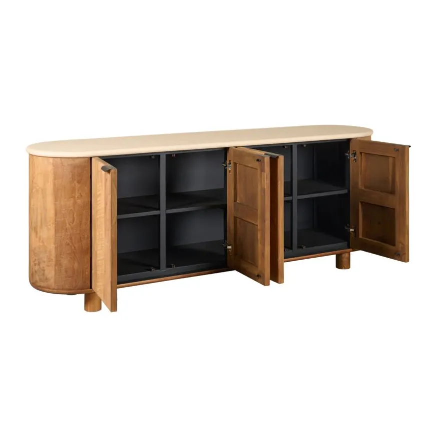 Dressoir Doble Naturel - 200x70x45 cm