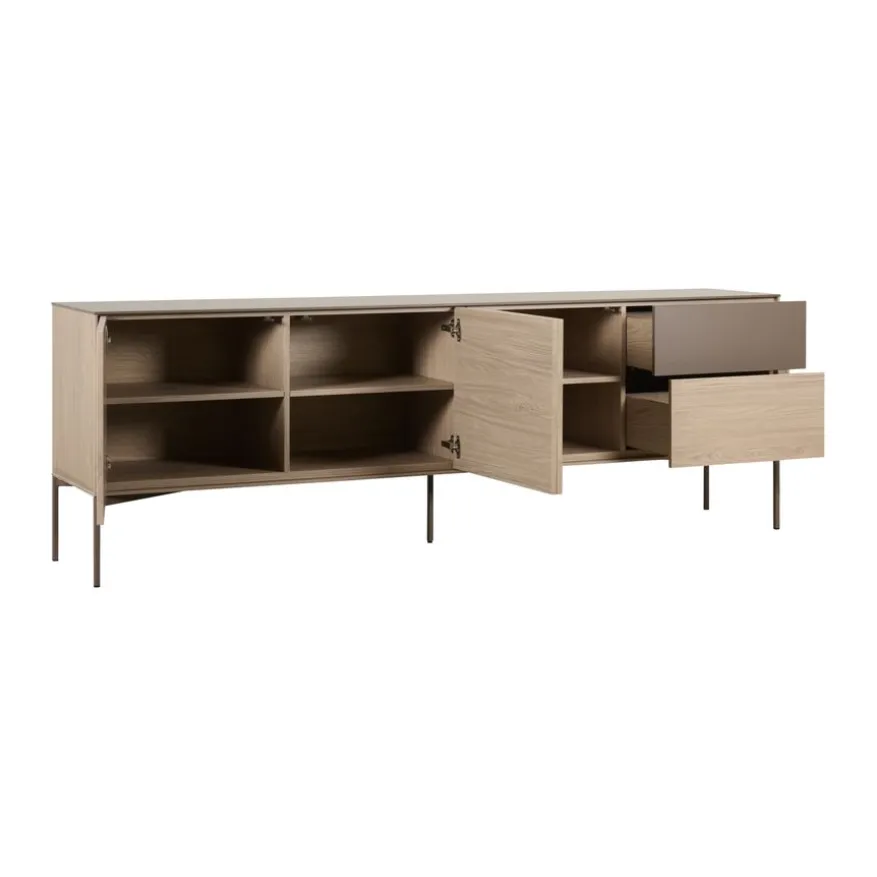 Dressoir Fado Naturel - 225x75x42 cm