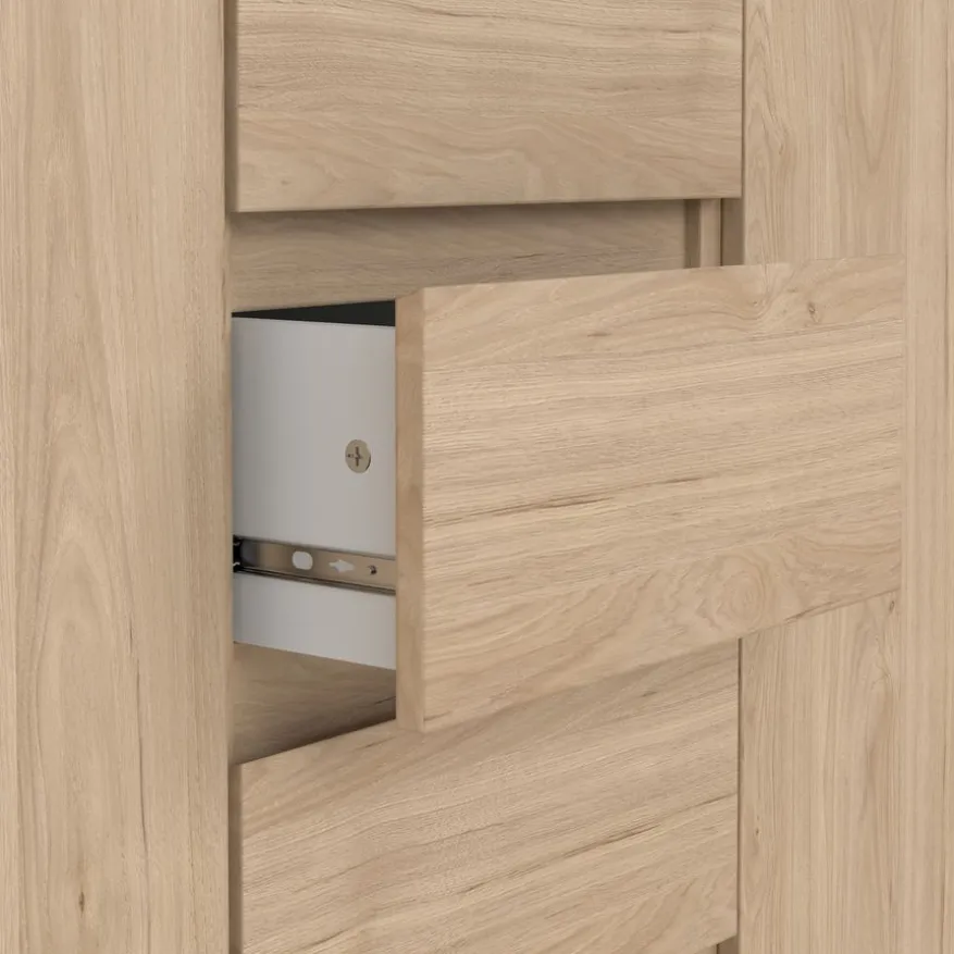 Dressoir Luna Eiken - 121x91x50 cm