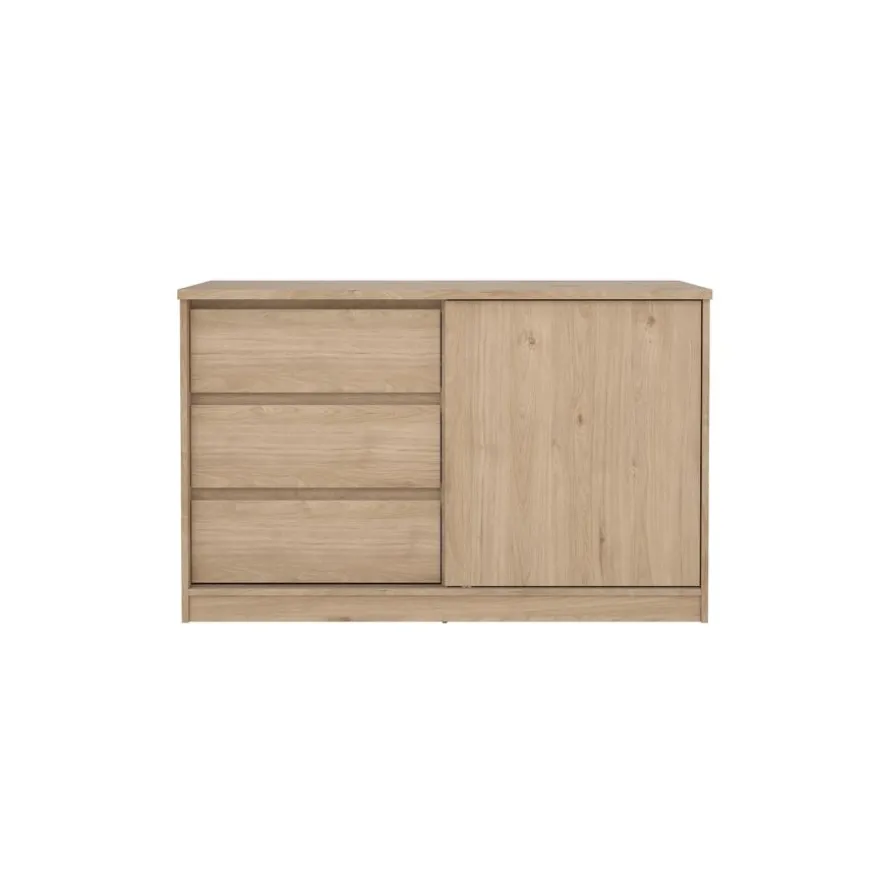 Dressoir Luna Eiken - 119x76x50 cm