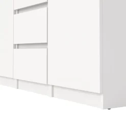 Dressoir Luna Wit - 121x91x50 cm