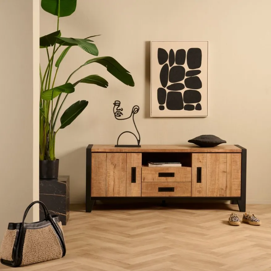 Dressoir Tilburg Naturel - 180x80x45 cm