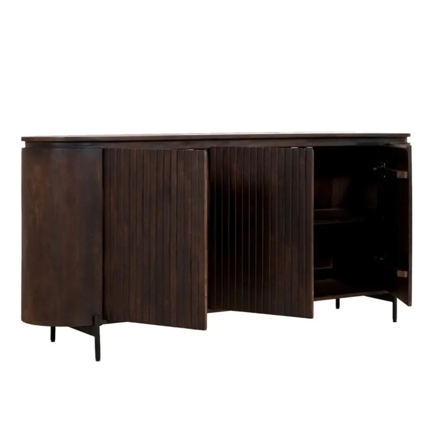Dressoir Viktor Donkerbruin - 180x80x40 cm