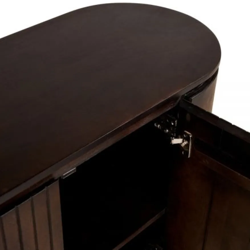 Dressoir Viktor Donkerbruin - 115x80x40 cm