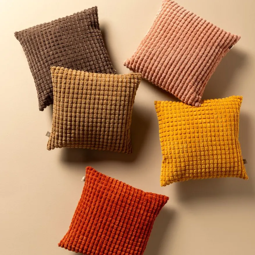 Dutch Decor Sierkussen Rome Oker - 45x45 cm