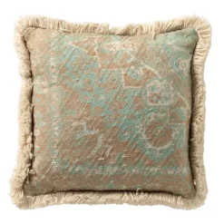 Dutch Decor Sierkussen Synne Lichtblauw - 45x45 cm