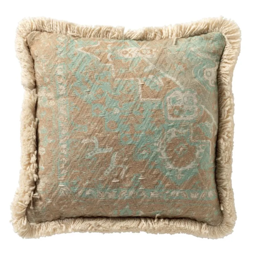 Dutch Decor Sierkussen Synne Lichtblauw - 45x45 cm
