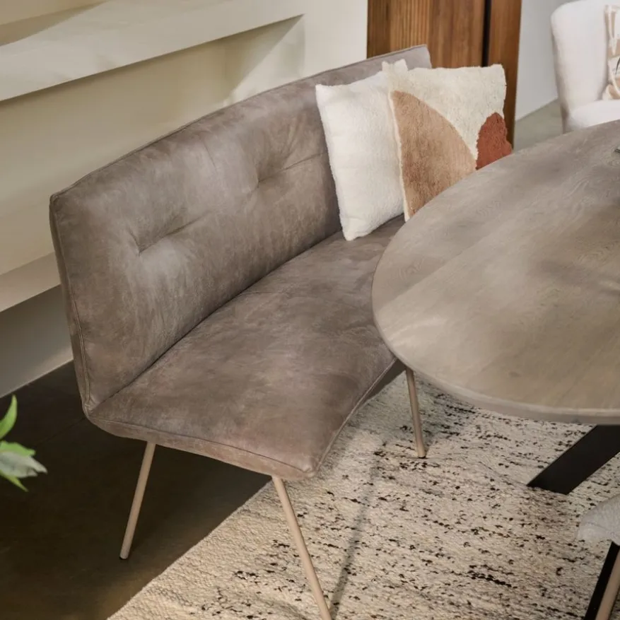 Eetkamerbank Trondheim Taupe - 180 cm