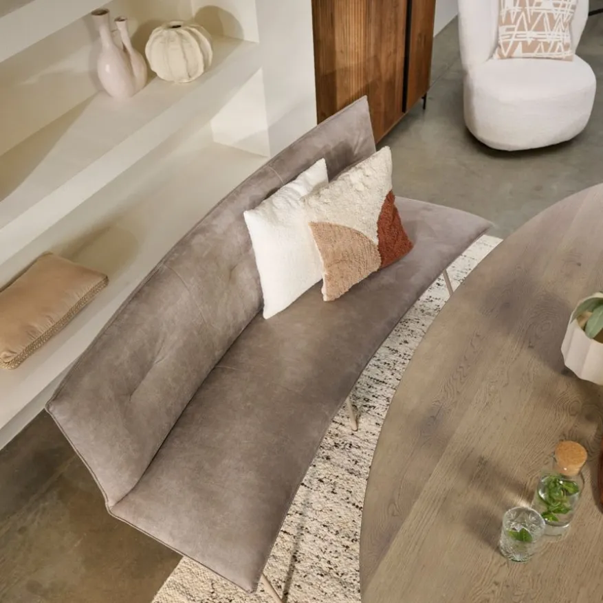 Eetkamerbank Trondheim Taupe - 180 cm