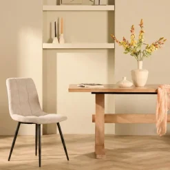 Eetkamerstoel Lier Lichtbeige