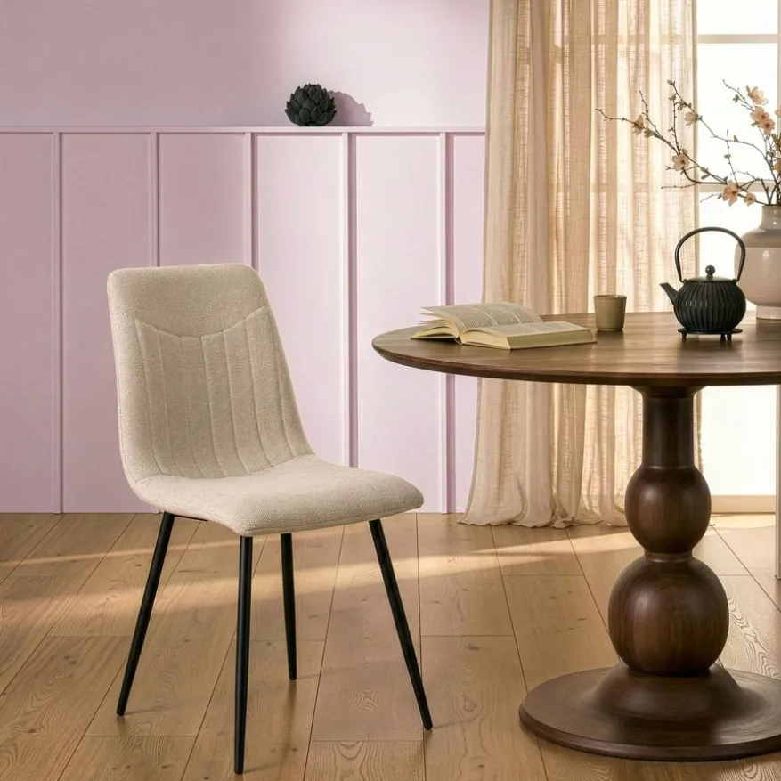 Eetkamerstoel Nessa Beige