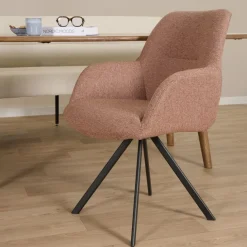 Eetkamerstoel Selnass Roze