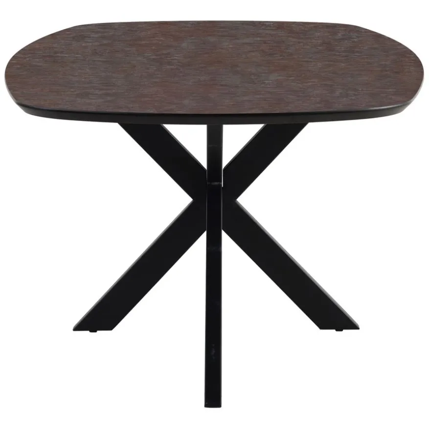 Eettafel Aarhus Grijs/Bruin - 220x105 cm