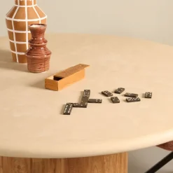 Eettafel Doble Naturel - Ø 130 cm