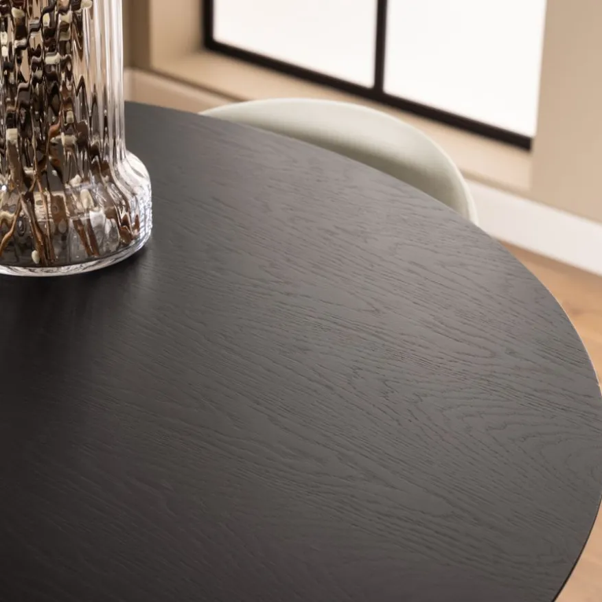 Eettafel Guss Zwart - Ø 140 cm
