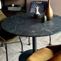 Eettafel Heeze Zwart - Ø 110 cm