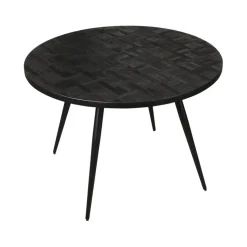 Eettafel Helsinge Zwart - Ø 130 cm