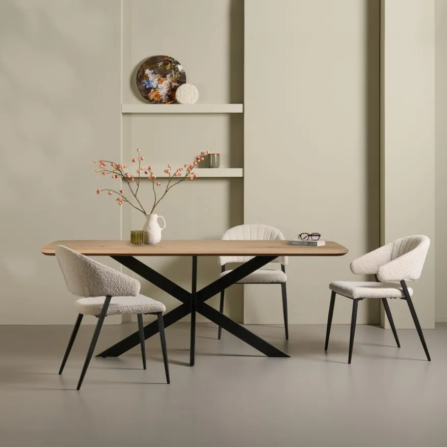 Eettafel Holendrecht Naturel - 200x100 cm