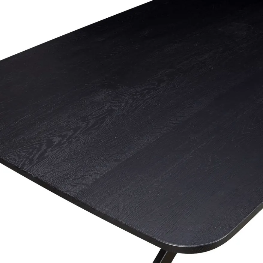 Eettafel Holendrecht Zwart - 200x100 cm