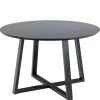 Eettafel Jonna Zwart - Ø 120 cm