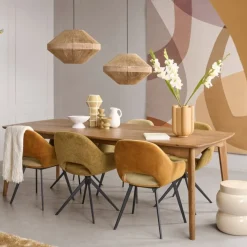 Eettafel Lerma Bruin - 200x105 cm
