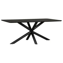Eettafel Nyborg Zwart - 190x95 cm