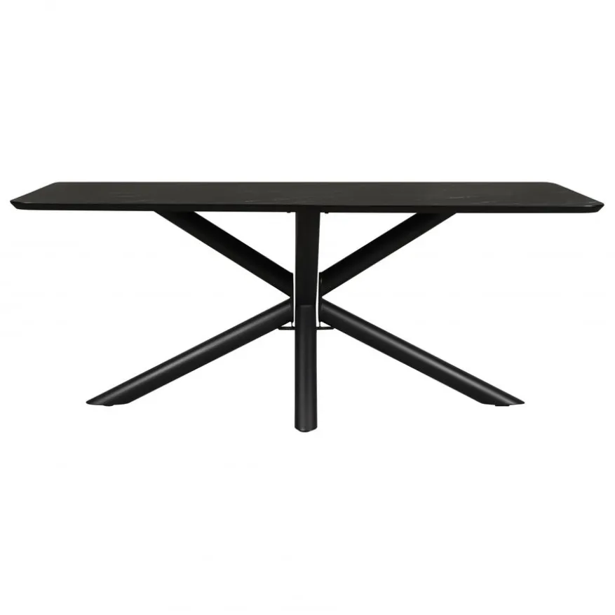 Eettafel Nyborg Zwart - 190x95 cm