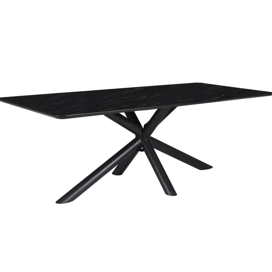 Eettafel Nyborg Zwart - 220x100 cm