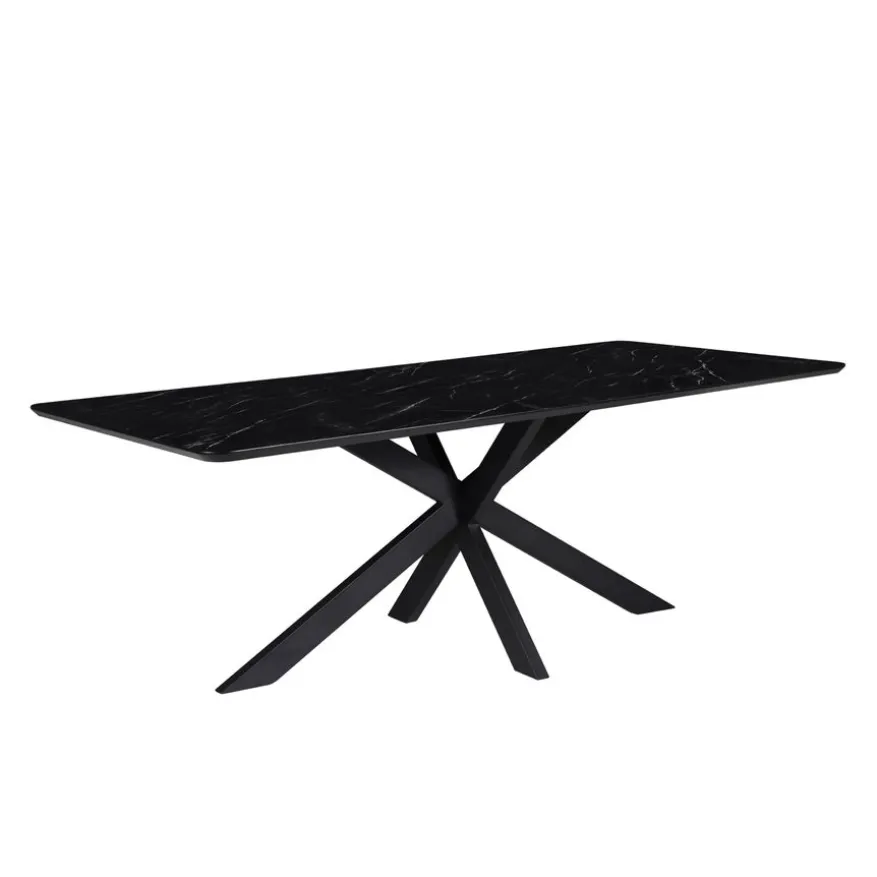 Eettafel Nyborg Zwart - 190x95 cm