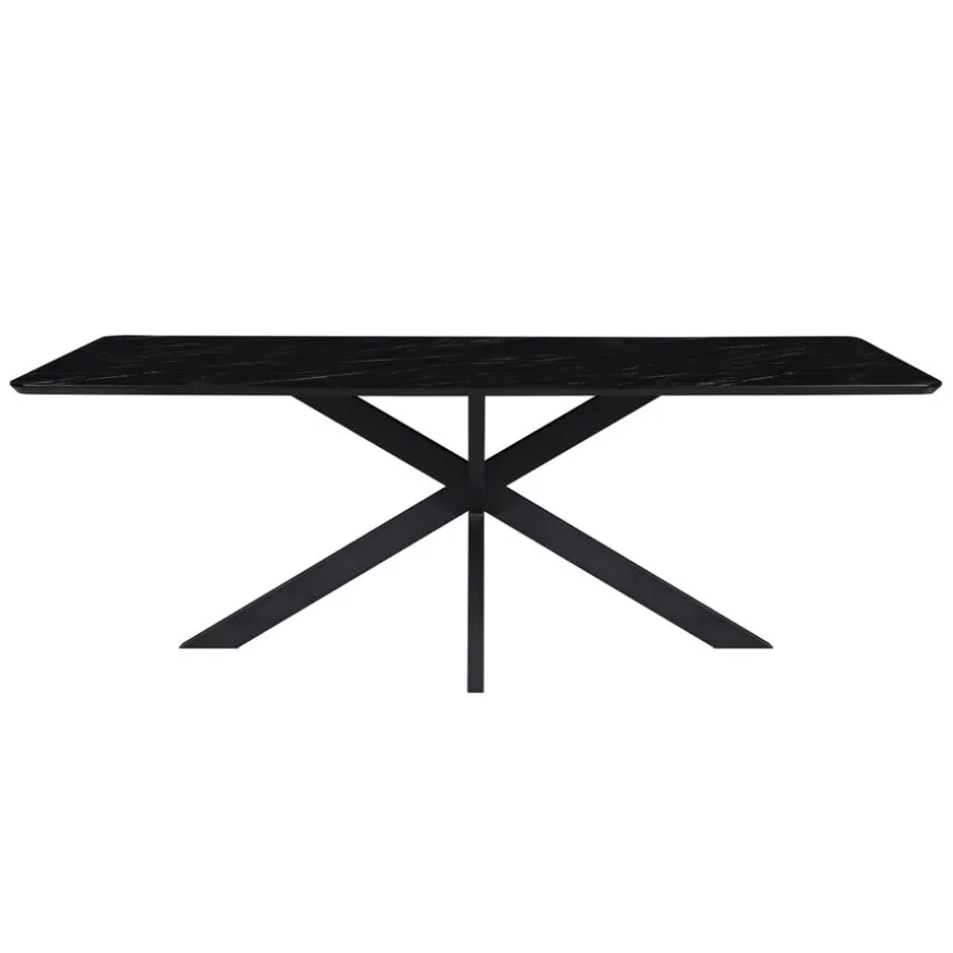 Eettafel Nyborg Zwart - 190x95 cm