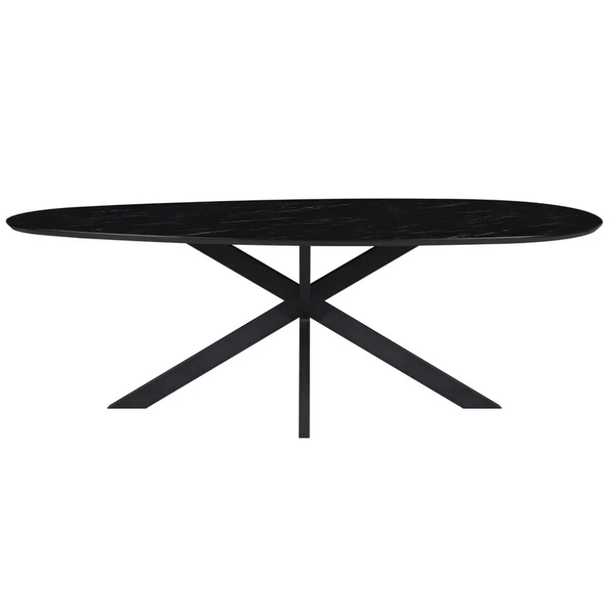 Eettafel Nyborg Zwart - 225x115 cm