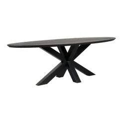 Eettafel Viborg Zwart - 240x110 cm