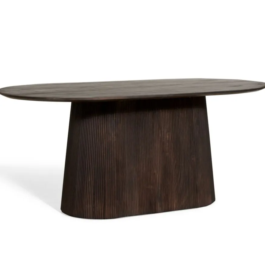 Eettafel Viktor Donkerbruin - 230x110 cm