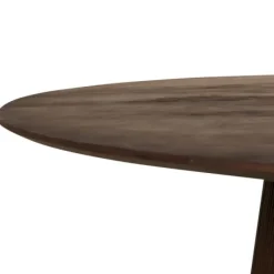 Eettafel Viktor Donkerbruin - Ø 120 cm