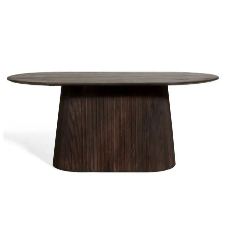 Eettafel Viktor Donkerbruin - 180x100 cm