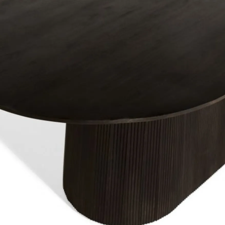 Eettafel Viktor Donkerbruin - 180x100 cm
